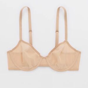 Aerie Smoothez Balconette Mesh Unlined Bra with Underwire 36B NWT
